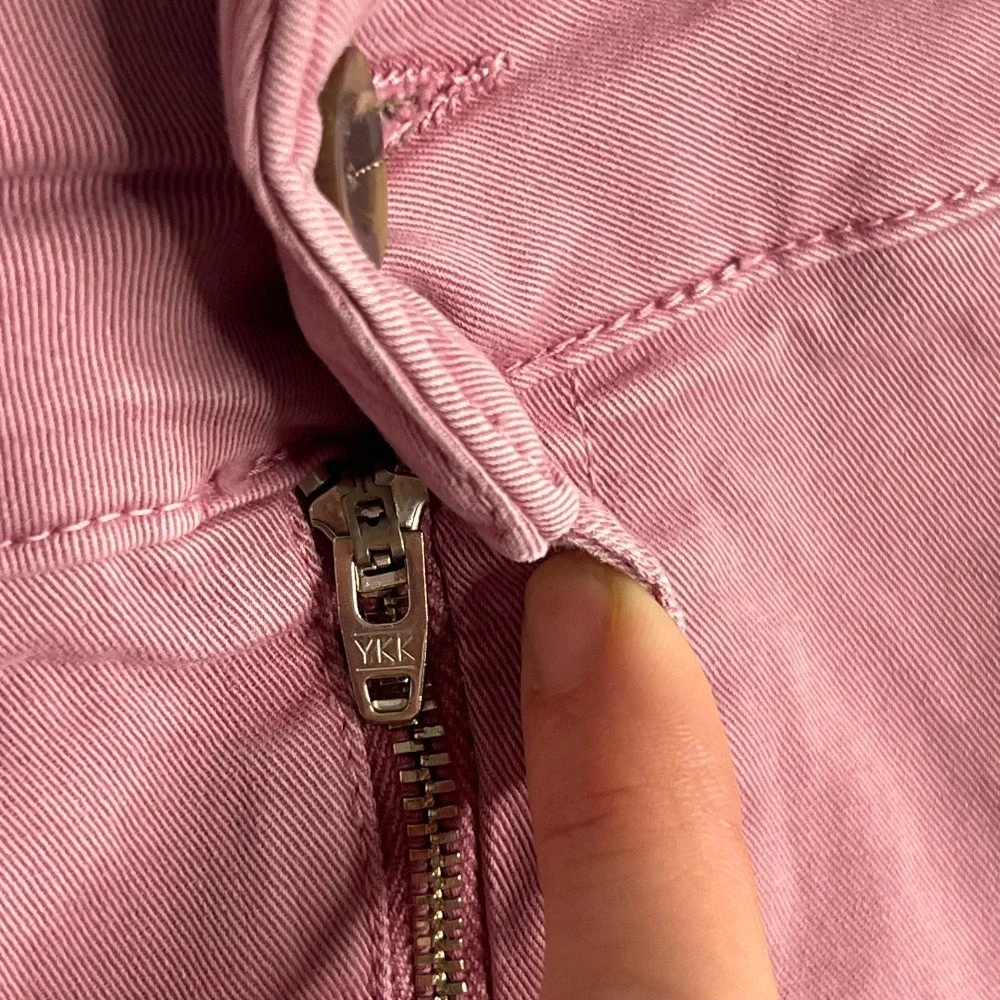 Boden Mauve Pink‎ Utility Chino Skirt High Waist Paper Bag Pockets Cotton 12